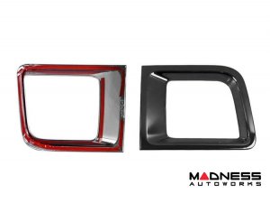 Jeep Renegade Front Bumper Frame Trim - Black Chrome - Pre Facelift 2015-2018 Jeep Renegade Front Bumper Frame Trim - Black Chrome - Pre Facelift 2015-2018